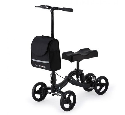 EQUIPMED Premium Knee Walker Scooter Black $269 (RRP $499) @ My Topia