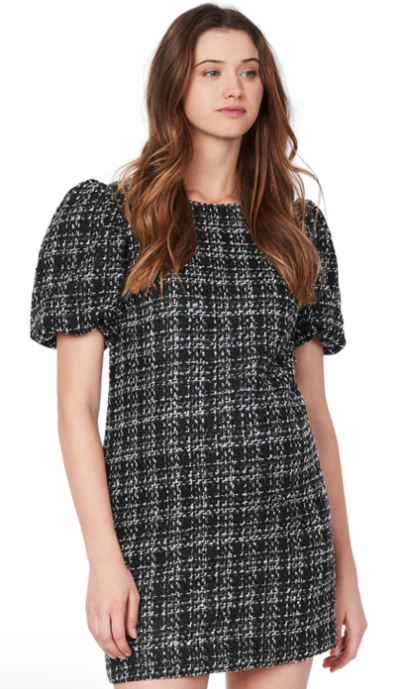 Ariel Mini Dress Tweed $60 (RRP $159.95) @ Soon Maternity