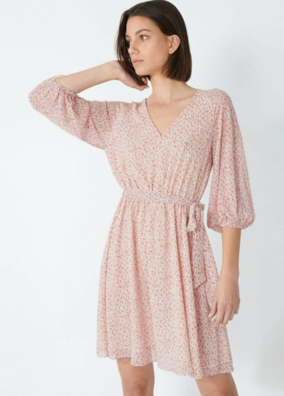 Emily Tie Waist Dress Pink $49 (RRP $99.99) @ Forcast