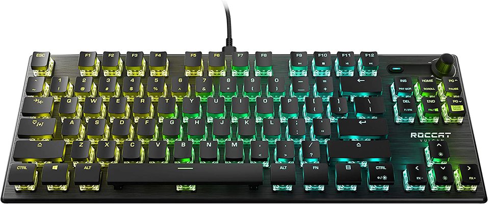 ROCCAT Vulcan TKL Pro Tenkeyless Linear Optical Titan Switch PC Gaming Keyboard Black $149 (RRP $239.95) @ Amazon AU