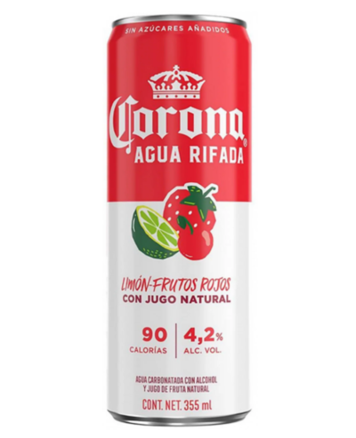 Corona Agua Rifada Strawberry & Cherry Seltzer 355ml 6 Pack $19.99 (RRP $32.99) @ Hairy Dog