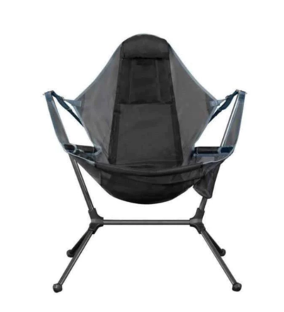 Foldable Swing Luxury Recliner Relaxation Swinging Comfort Lean Back Outdoor Folding Chair Grey $129  (RRP $240) @ Kings Warehouse