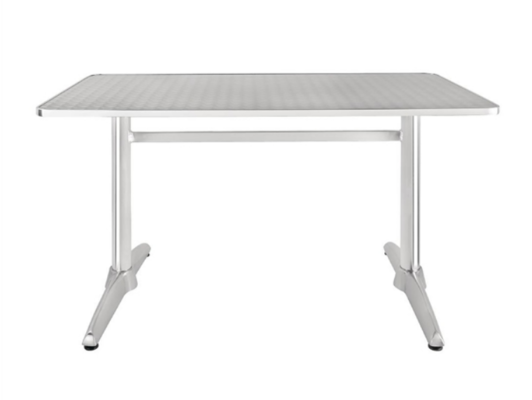 Bolero Double Pedestal Table Rectangular 600mm $139.90 (RRP $274.90) @ Nisbets