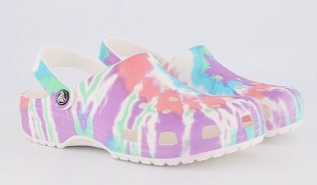 Classic Tie-Dye Graphic Clog Fresco/Multi $49.99 (RRP $74.99) @ Platypus Shoes AU