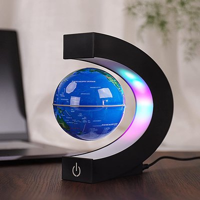 Magnetic Levitation Floating Globe with Touch Switches LED Light $27.53 (RRP $49.99) @ Amazon AU