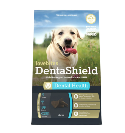 Buy Lovebites DentalShield Dog Chews Online at best price with free shipping @ Vet Supply