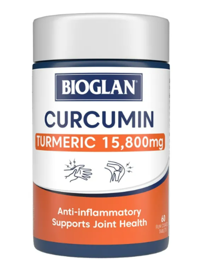 Bioglan Curcumin Turmeric 15800mg Tab X 60 $28.25 (RRP $46.95) @ Chemist Direct