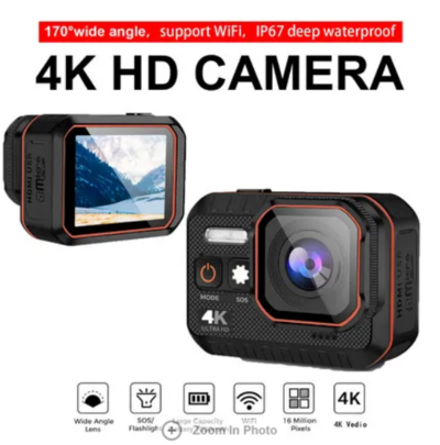 4K HD Waterproof Action Sports Camera Driving Recorder $79.99 (RRP $159.99) @ Crazy Sales