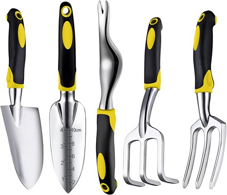 5 Piece Heavy Duty Aluminum Gardening Tools Kit (Yellow) $23.59 (RRP $39.99) @ Amazon AU