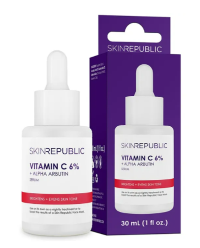 Skin Republic Vitamin C 6% + Alpha Arbutin Serum 30ml $19.95 (RRP $29.99) @ Chemist Direct