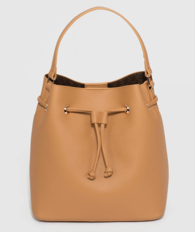 Caramel Jordan Bucket Bag $32.49 (RRP $64.99) @ Colette Hayman