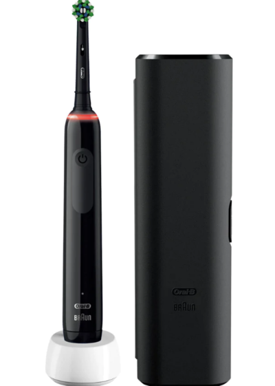 Oral-B Pro 3 3500 Cross Action Electric Toothbrush + Travel Case Black $80 (RRP $169) @ Current Body