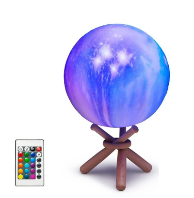 3D Moon Lamp 5.9 Inch Galaxy Lamp 16 Colors with Stand Touch Pat Remote $123.90 (RRP $206.52) @ Mini In The Box