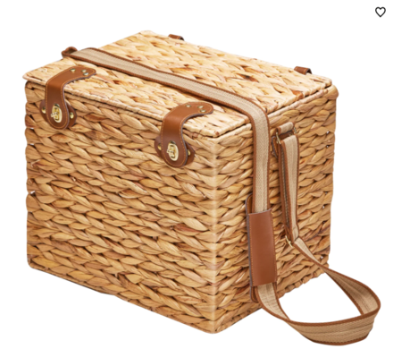 Saltwater Riviera Picnic Basket for 4 Persons 39x31x33cm $119 (RRP $169) @ Minimax