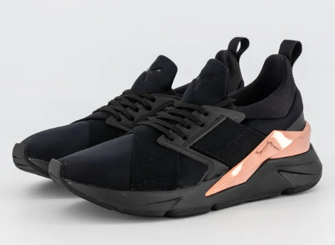 PUMA Muse X5 Black Rose Gold $109.99 (RRP $160) @ Platypus Shoes AU