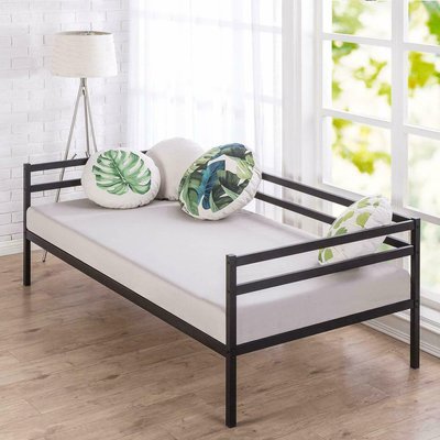 Zinus Single Daybed Premium Black Metal Frame Sofa Steel Slat Support Trundle $189 (RRP $358) @ eBay AU