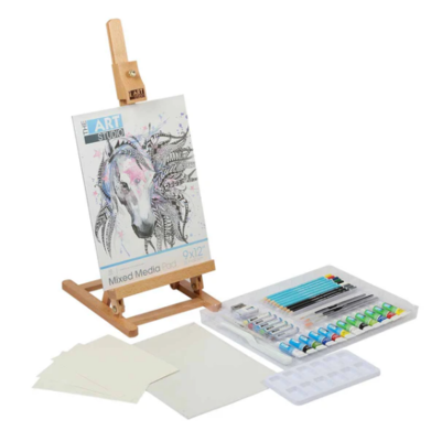 The Art Studio Mixed Media Art Set 40 Pieces $29.99 (RRP $67.99) @ Riot Stores