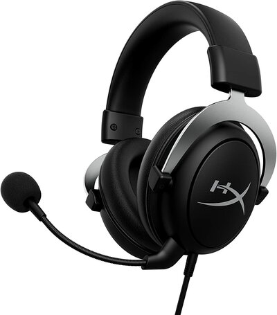 HyperX CloudX Gaming Headset Detachable Noise-Cancelling Mic Silver $69 (RRP $99) @ Amazon AU