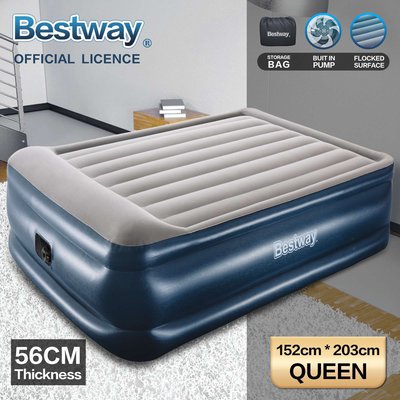 Air Bed Bestway Queen Inflatable Mattress 56cm Electric Built-in Pump camping $89 (RRP $159) @ eBay AU