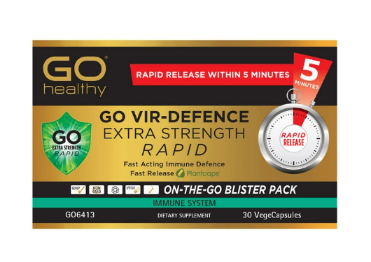 GO Vir-Defence Extra Strength Rapid 30 blister pack $21.30 (RRP $34.99) @ Health Post NZ