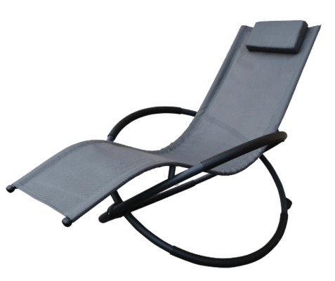 Arcadia Furniture Zero Gravity Portable Foldable Rocking Chair Recliner Lounge Grey $169 (RRP $292) @ Kings Warehouse