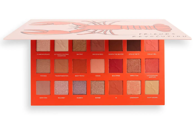 Makeup Revolution X Friends He’s Her Lobster Shadow Palette $20 (RRP $40) @ Revolution Beauty