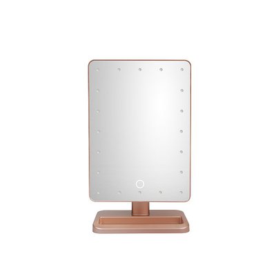 Glammar Hollywood Vanity Mirror With LED Portable Rose Gold $26 (RRP $46.90) @ AMR Hair & Beauty