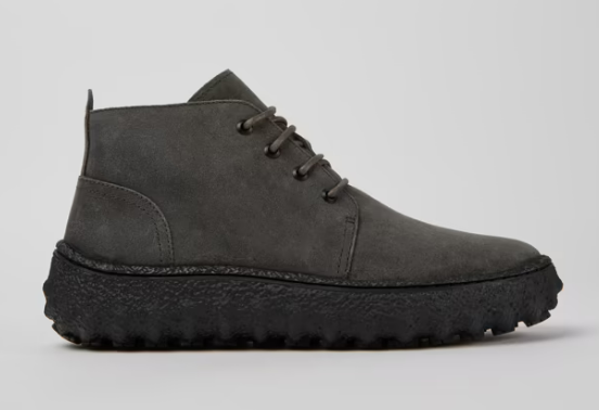 Ground MICHELIN Dark Grey Waxed Suede Ankle Boots $192 (RRP $320) @ Camper AU