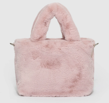 Pink Emma Fur Small Tote Bag $30 (RRP $59.99) @ Colette Hayman