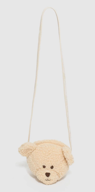 Ivory Teddy Kids Crossbody Bag $20 (RRP $39.99) @ Colette Hayman