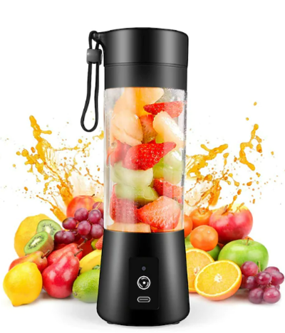 Portable Personal Blender with USB Rechargeable  380ML Black $38.74 (RRP $106.33) @ Light In The Box