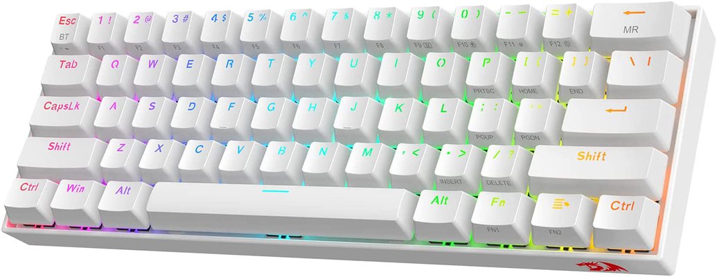 Redragon K530 Draconic 60% Compact RGB Wireless Mechanical Keyboard White $66.60 (RRP $125) @ Amazon AU