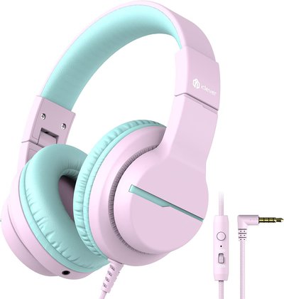 iClever HS19 Kids Headphones with Microphone Pink $21.73 (RRP $31.99) @ Amazon AU