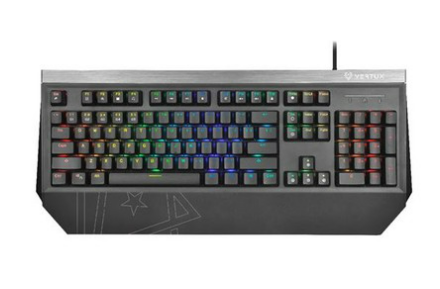 Vertux Precision Pro Mechanical Gaming Keyboard Blue Mechanical Keys Black $131.09 (RRP $218.49) @ The Market NZ