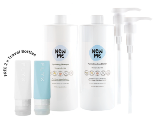 New Me Hydrating Home and Away Pack $59.95 (RRP $119) @ Catwalk