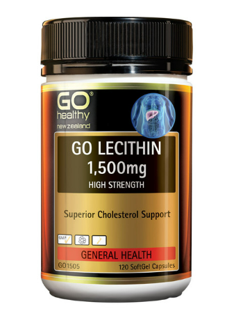 GO HEALTHY Go Lecithin 1500 Cholesterol Support 120 softgels $17.96 (RRP $33.10) @ Health Post NZ