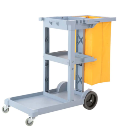 SOGA 3 Tier Multifunction Janitor Cleaning Waste Cart Trolley and Waterproof Bag $266.90 (RRP $419.90) @ Hey Hey