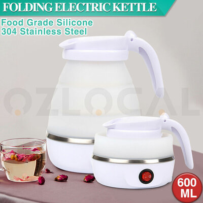 600ml Electric Water Kettle Foldable Silicone Portable Small Travel Camping Home $19.99 (RRP $29.99) @ eBay AU