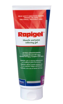 Buy Rapigel Muscle & Joint Relieving Gel For Horses & Dogs at best price @ Vet Supply