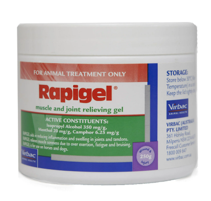 Buy Rapigel Muscle & Joint Relieving Gel For Horses & Dogs online at best price @ Vet Supply