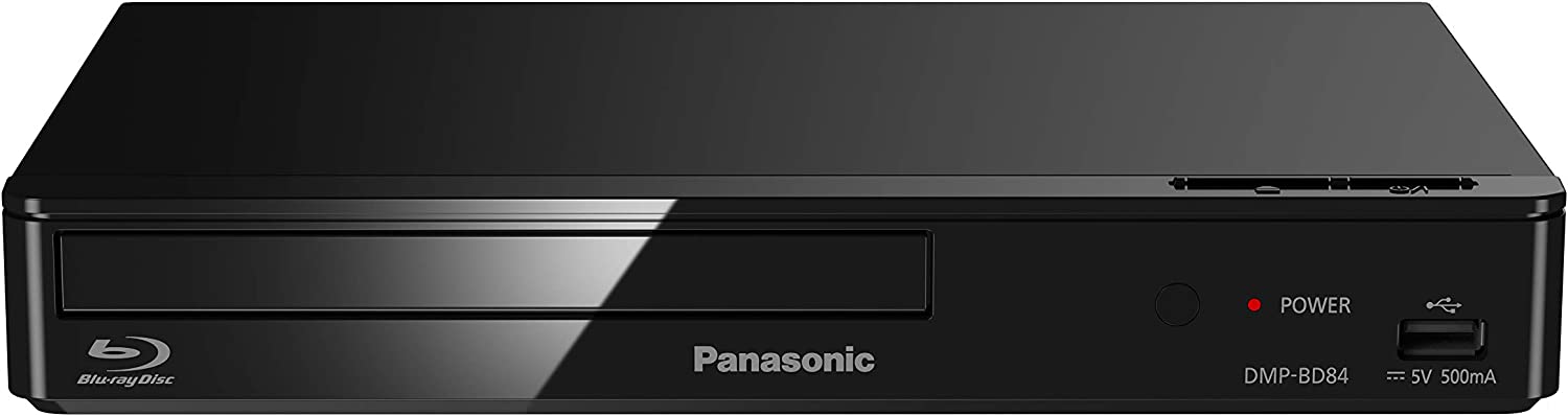 Panasonic Blu-ray and DVD Player with LAN and HDMI Cable Included (DMP-BD84GN-K) $104 (RRP $165) @ Amazon AU