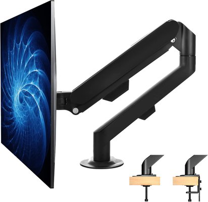 HEYMIX VESA Swivel Monitor Arm with 2-Grommet Mounting Base Black $42.49 (RRP $69.99) @ Amazon AU