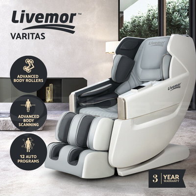 Livemor Massage Chair Electric Zero Gravity Bed Recliner Kneading Massager $1859.95 (RRP $3599.99) @ eBay AU