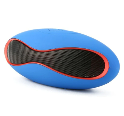 Mini Portable Good Bass Column Radio Wireless Speaker Blue $16.62 (RRP $27.69) @ Ali Express