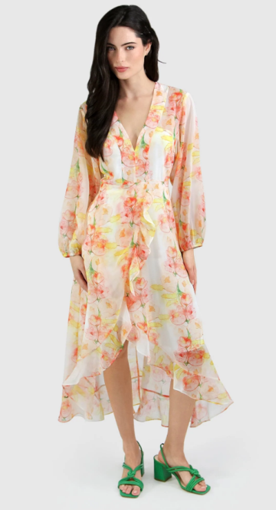 Beautiful Escape Dress Floral Bouquet $137.96 (RRP $199.95) @ Belle And Bloom