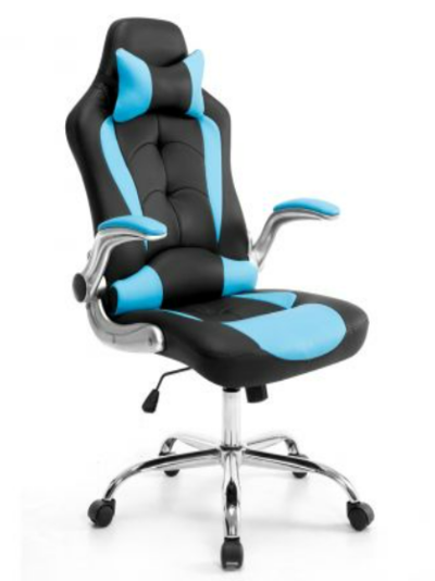 High Back Gaming and Racing Office Computer Chair Black $189.97 (RRP $269.95) @ Best Deals