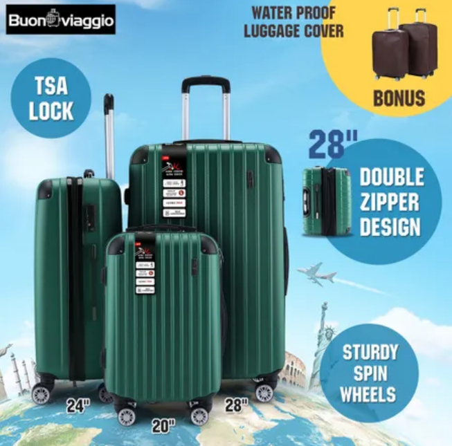 50% Off on Hot Selling Luggage Sets @ Crazy Sales