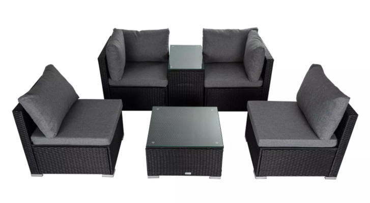 Modular Outdoor Wicker Lounge Set $719.96 (RRP $1799.95) @ Dreamo