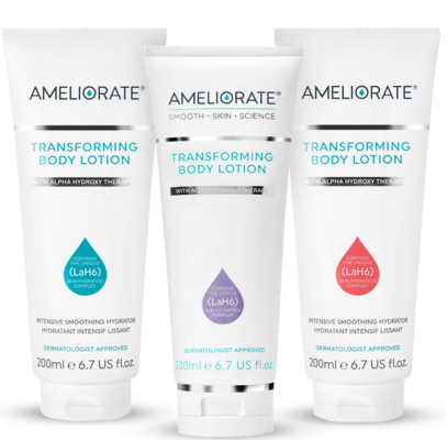 AMELIORATE Floral Transforming Body Lotion Trio $28 (RRP $40) @ Facial CO