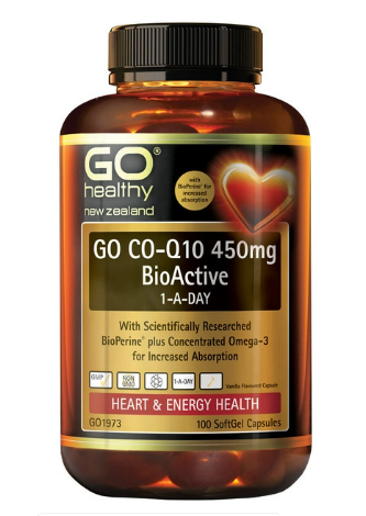 Go Co-Q10 450mg BioActive 1-A-Day 30 softgels $33.04 (RRP $54.16) @ Health Post NZ